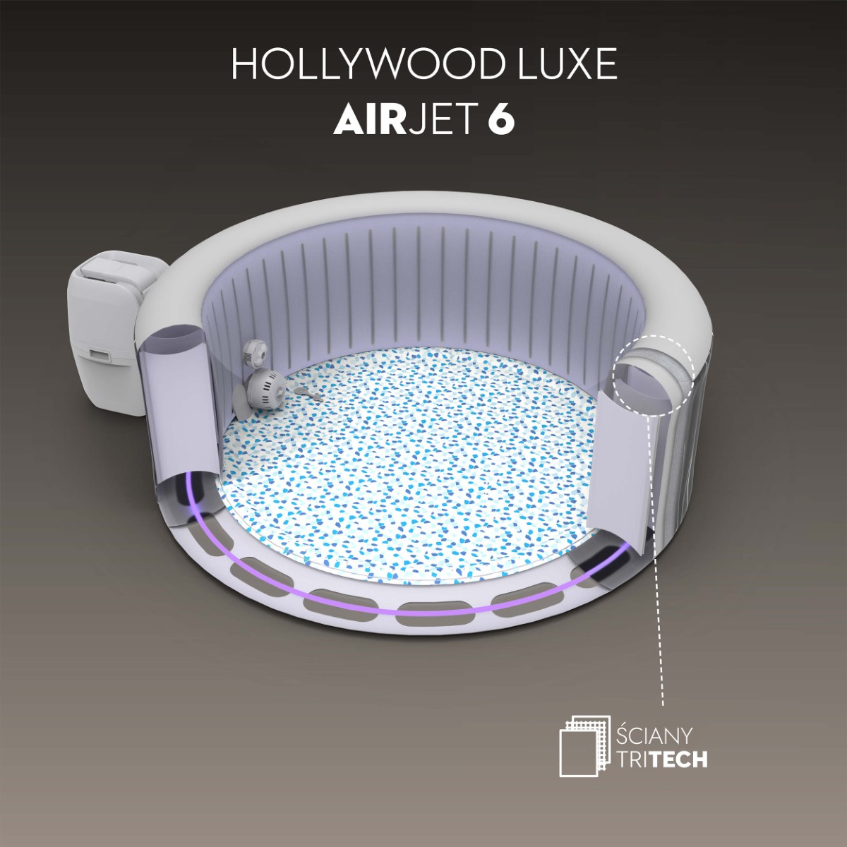 Materiał: Wykonane z trójwarstwowego materiału TriTech zapewniającego trwałość. 